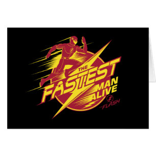 Cartão O Flash O Homem Mais Vivo