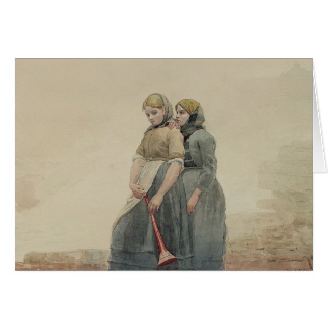 Cartão O Foghorn, 1883 (w/c) (Frente Horizontal)