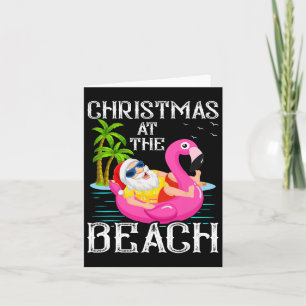 Cartão O Frio Flamingo Engraçado Chocou O Natal No Natal