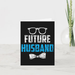 Cartão O Futuro Campo de Casamento do Bachelor do Marido 