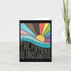 Cartão O Futuro É O Orgulho De Direitos Gay Lgbt Inclusiv