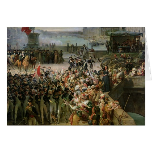 Cartão O Garde Nationale de Paris (Frente Horizontal)