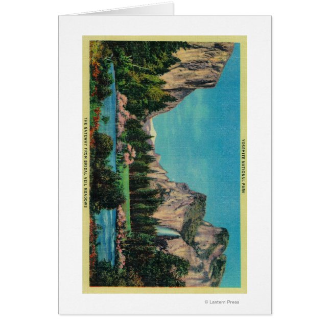 Cartão O Gateway de Prados de Veil Bridal (Frente)