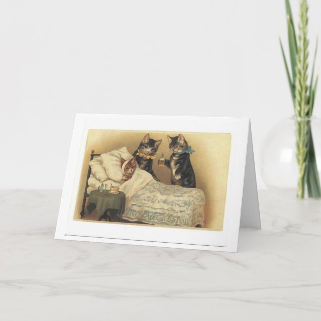 Cartão O Gatinho fica bem (Frente)