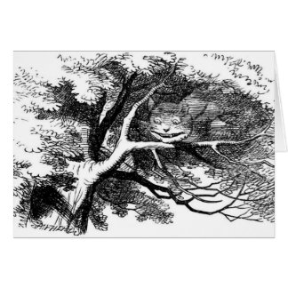 Cartão O gato de cheshire