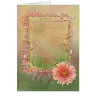 Cartão O "Gerbera & o laço " de Jaguarwoman