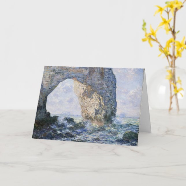 Cartão O gerente de Claude Monet (Flor Amarela)