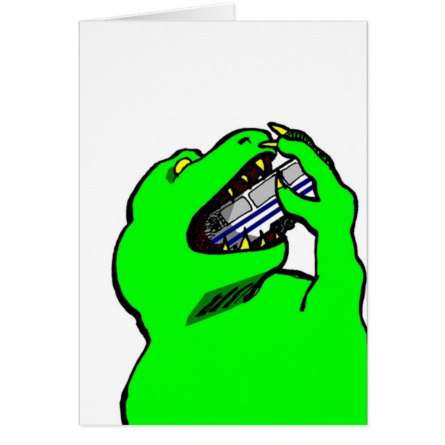 Cartão O gosto fresco carda a qualquer momento (Frente)