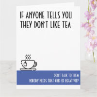 O grande aniversário azul do Tea Lover