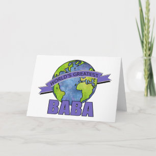 Cartão O grande babá do mundo