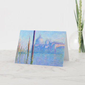 Cartão O grande canal, Veneza - Claude Monet