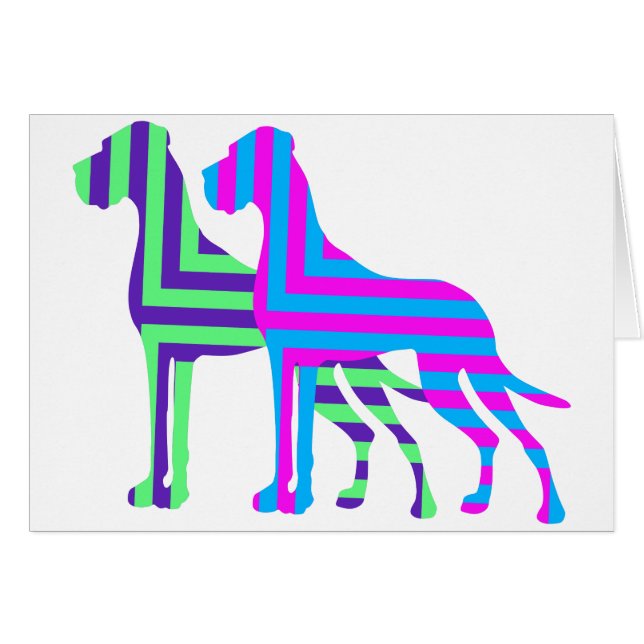 Cartão O Grande Dane (Frente Horizontal)