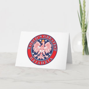 Cartão O grande Dziadzia do mundo