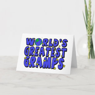 Cartão O grande Gramps do mundo