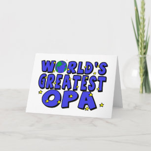 Cartão O grande Opa do mundo