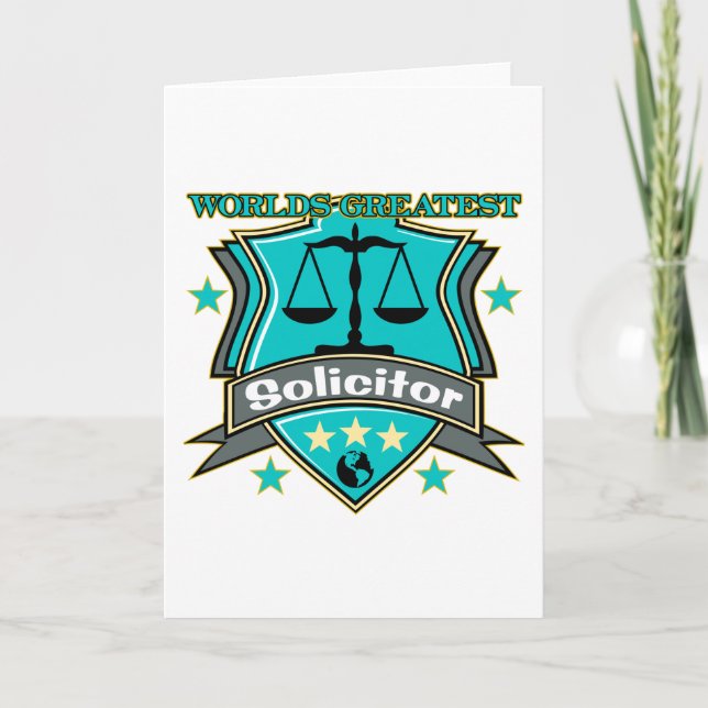 Cartão O grande procurador do mundo legal (Frente)