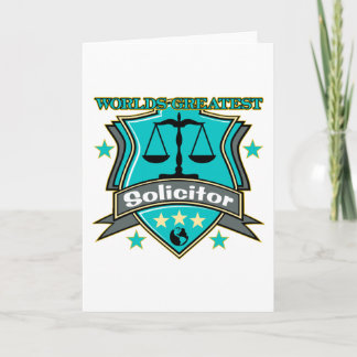 Cartão O grande procurador do mundo legal