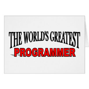 Cartão O grande programador do mundo