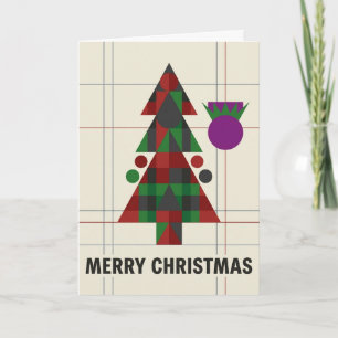 Cartão O Grid das Terras Altas: Natal Bauhaus