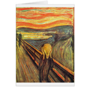 Cartão O gritar - Edvard Munch
