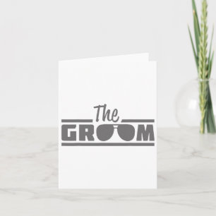 Cartão O Groom Vintage Men Que Casou O Horário