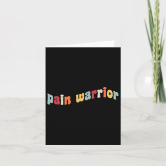 Cartão O Guerreiro da Dor Cria Consciência Mês Crônico de