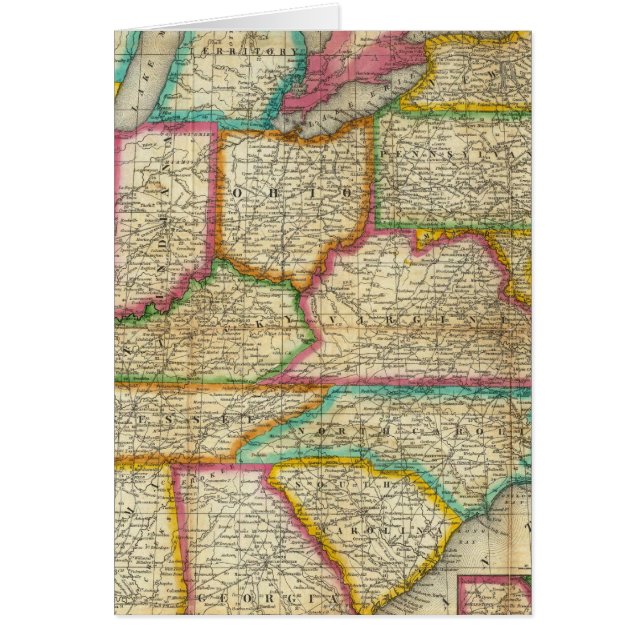 Cartão O Guia dos Viajantes do Mitchell (Frente)