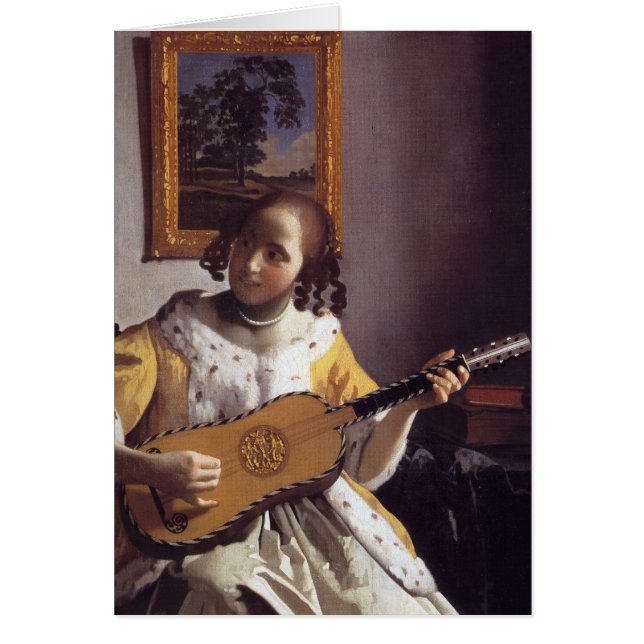 Cartão O guitarrista (Frente)