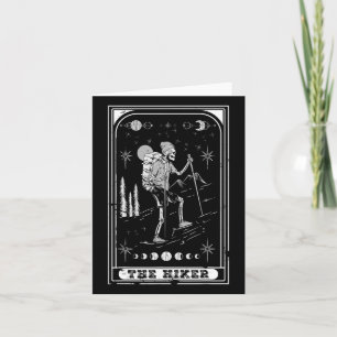 Cartão O Halloween do Skeleton Tarot Card do Gótico de ca
