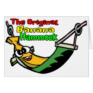 Cartão O Hammock original da banana