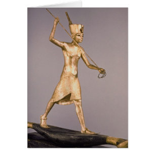 Cartão O Harpooner, do túmulo de Tutankhamun