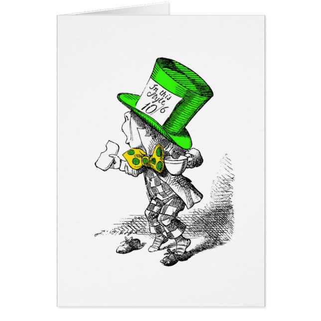 Cartão O Hatter louco (Frente)