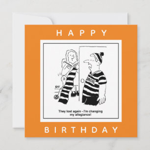 Cartão O Homem Diz Que A Equipe Perdeu Tão Mudando O Cart