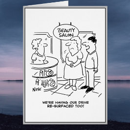 Cartão O homem diz que estamos a fazer com que o carro re