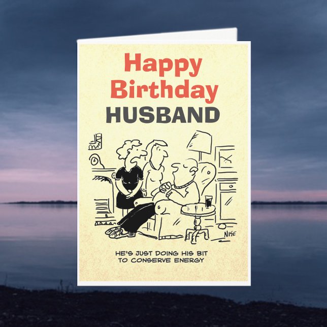 Cartão O homem dorme para conservar energia (Criador carregado)