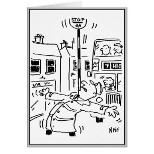 Cartão O Homem-Lupa está se exibindo