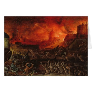 Cartão O horroroso do inferno