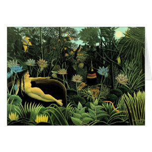 Cartão O ideal de Henri Rousseau (1910)