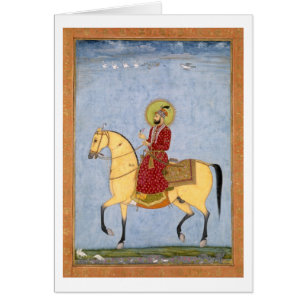 Cartão O imperador Farrukhsiyar de Mughal (1683-1719)
