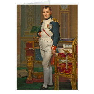 Cartão O imperador Napoleon em seu estudo no Tuileries