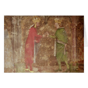 Cartão O imperador romano santamente Charles IV 2