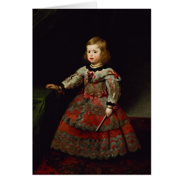 Cartão O Infanta Maria Margarita de Áustria (Frente)