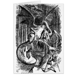 Cartão O Jabberwocky