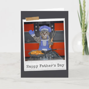 Cartão O janto está pronto! Placa de Dia de os pais Feliz