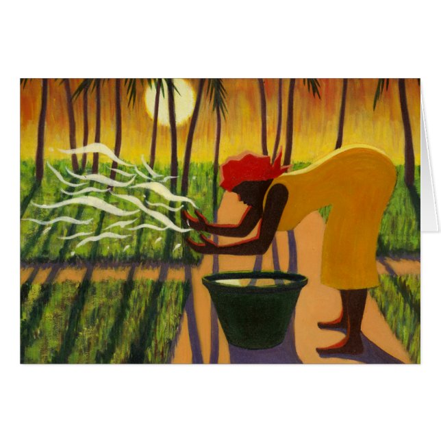 Cartão O jardim 2007 do espírito (Frente Horizontal)