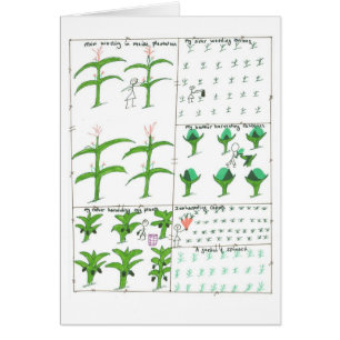 Cartão O jardim da família da benevolência