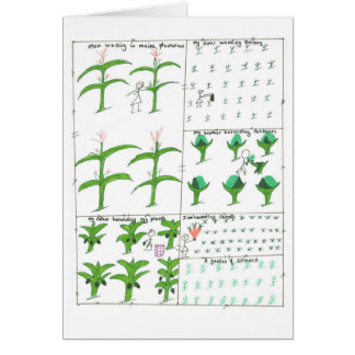 Cartão O jardim da família da benevolência