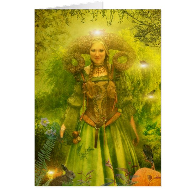 Cartão O jardim de Gaia (Frente)