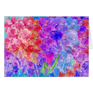 Cartão O jardim de Van Gogh (cartão vazio)