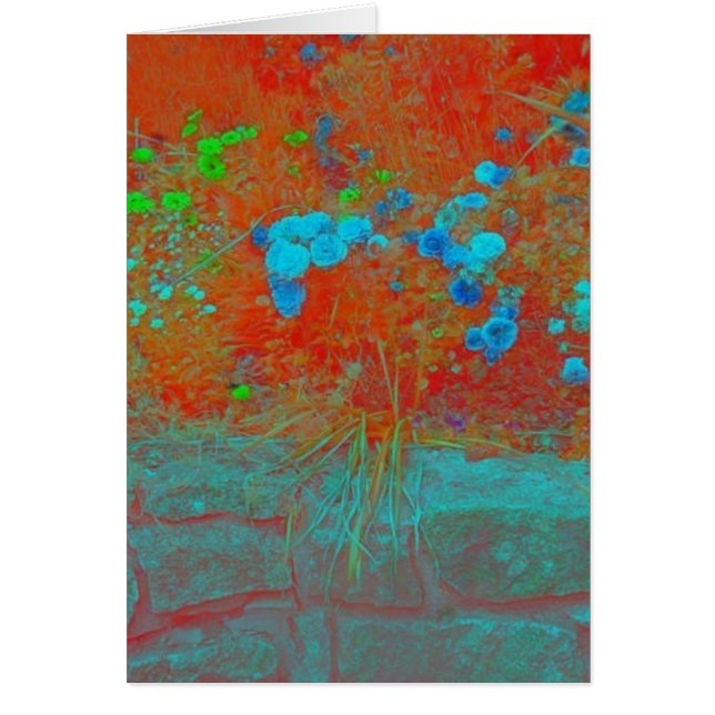 Cartão O jardim do avô (Frente)